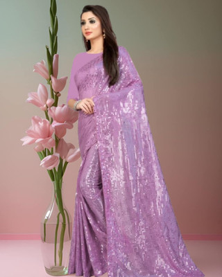 Jayu Embellished Bollywood Georgette Saree(Cream)