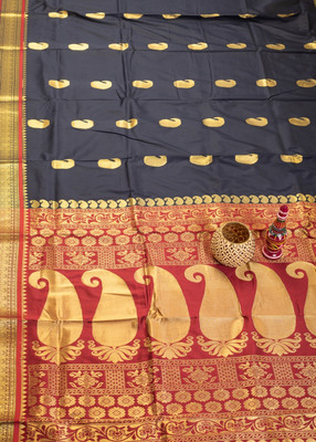 JAGANNATH Woven Bollywood Art Silk Saree(Multicolor)