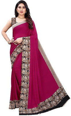 Rehana Khatun Striped Bandhani Georgette Saree(Multicolor)