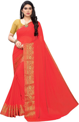 Sareemall Printed Bandhani Art Silk Saree(Pink)