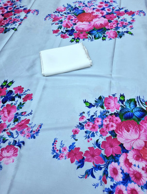 Arpita Fashion Digital Print Bollywood Crepe Saree(Multicolor)