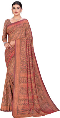 Vimla Printed Mysore Art Silk Saree(Light Blue)