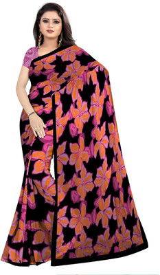 SCFO Digital Print Daily Wear Polyester Saree(Multicolor)