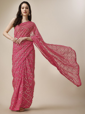 Moda Rapido Embroidered Daily Wear Georgette Saree(Multicolor)