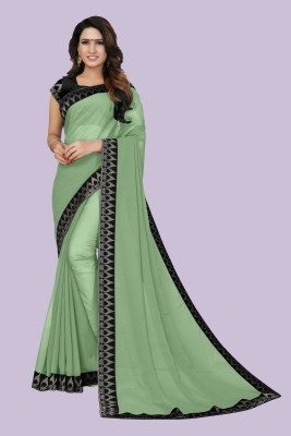 Aai shree khodiyar Self Design Daily Wear Georgette Saree(Light Green)