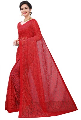 Adi Digital Print Bollywood Pure Silk Saree(Red)