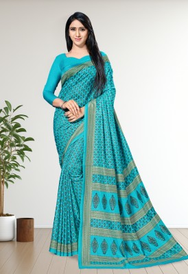 Vimla Printed Bollywood Art Silk Saree(Light Blue)