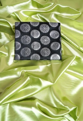 HouseOfCommon Solid/Plain Bollywood Silk Blend Saree(Light Green)