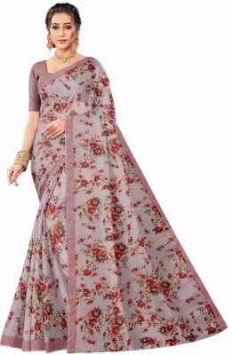 HouseOfCommon Floral Print Daily Wear Georgette Saree(Multicolor)