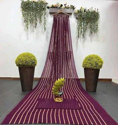 riddhisa fashion Embroidered Bollywood Net Saree(Multicolor)