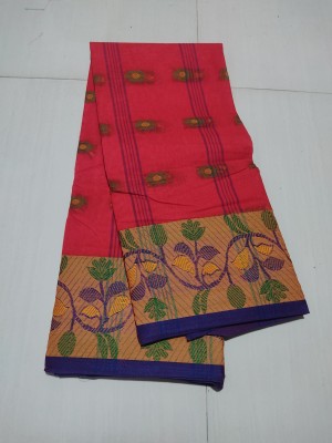 Exclusive Fashion Mart Woven Tant Pure Cotton Saree(Multicolor)