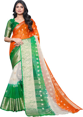 Aarunika SBT Digital Print Bollywood Art Silk Saree(Multicolor)