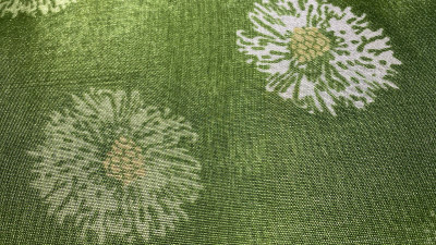 SV BRIDAL Printed, Floral Print Chettinadu Cotton Linen Saree(Green)