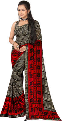 Leelavati Embroidered Bollywood Georgette Saree(Multicolor)