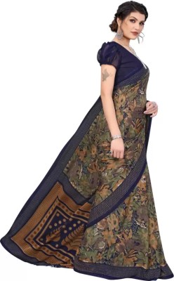 YASHIKA Printed Bollywood Georgette Saree(Multicolor)