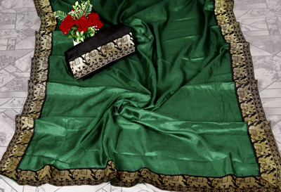 Banarasi wala Self Design Bollywood Georgette Saree(Green)