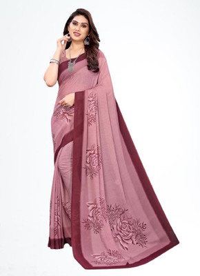 Kanooda Prints Printed Bollywood Georgette Saree(Multicolor)