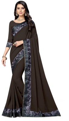 SERONA FABRICS Self Design, Printed, Embroidered, Woven Bollywood Georgette Saree(Multicolor)