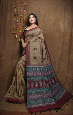 binita Self Design Sambalpuri Cotton Blend Saree(Multicolor)