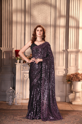 hesika Embellished Daily Wear Art Silk Saree(Pink)