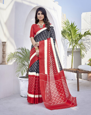 Anmi Self Design Bollywood Art Silk Saree(Red)