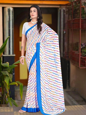 HouseOfCommon Printed Daily Wear Art Silk Saree(Multicolor)