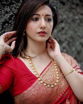PITHAVADIWALA Pure Silk Solid Blouse Material