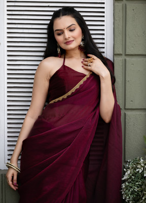 sarify creation Embellished Bollywood Silk Blend Saree(Multicolor)