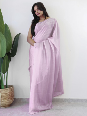 Divastri Self Design Bollywood Georgette Saree(Pink)