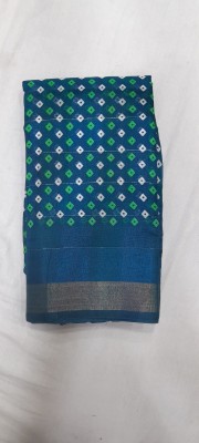 Var Vadhu Embellished Leheria Pure Silk Saree(Blue)