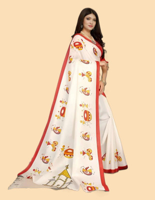 ShriLakshmis Woven Kanjivaram Pure Silk Saree(Multicolor)