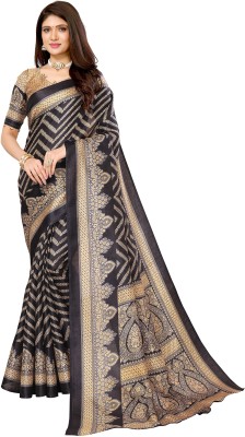 Priyashi Self Design Bollywood Art Silk Saree(Black)