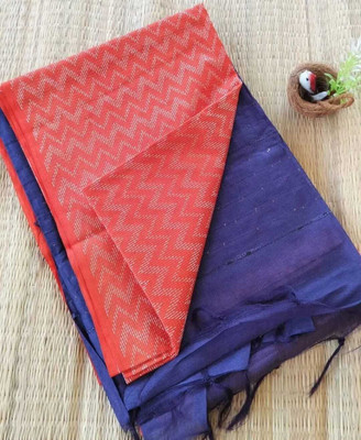 Zafreen Handloom Printed Bhagalpuri Cotton Silk Saree(Multicolor)