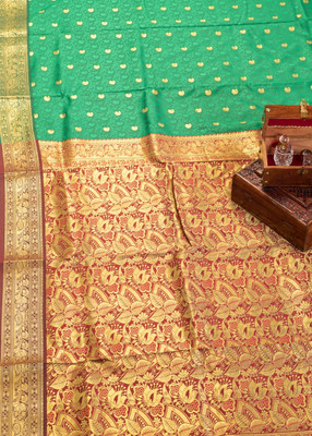 JAGANNATH Woven Bollywood Art Silk Saree(Multicolor)