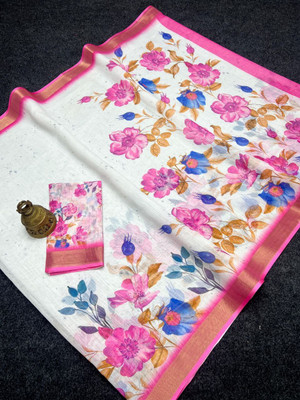 ZARISTACREATION Self Design Bollywood Cotton Silk Saree(Multicolor)