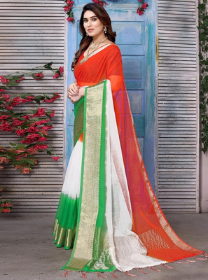 Aarunika SKT Digital Print Bollywood Art Silk Saree(Multicolor)
