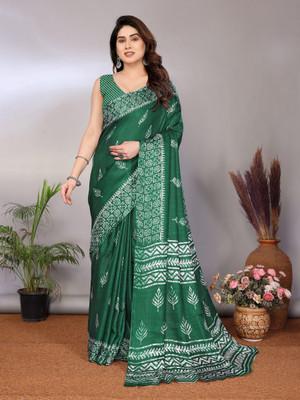 Soor Panchi Printed Daily Wear Art Silk Saree(Yellow)