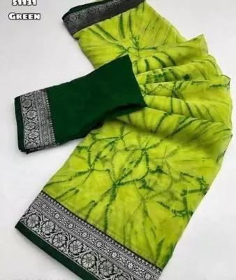 Suali Self Design Daily Wear Georgette Saree(Green)