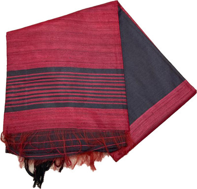 Sryea Craft Self Design Bhagalpuri Tussar Silk Saree(Maroon)