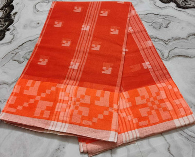 Sssss Woven Tant Pure Cotton Saree(Blue)