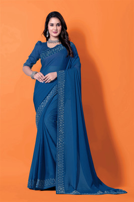 Jay Bajrang Fashion Self Design Sambalpuri Art Silk Saree(Blue)