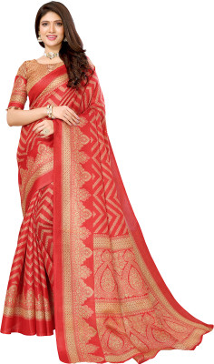Priyashi Self Design Bollywood Art Silk Saree(Red)