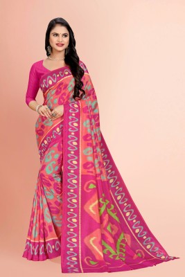 Vimla Printed Daily Wear Art Silk Saree(Pink)