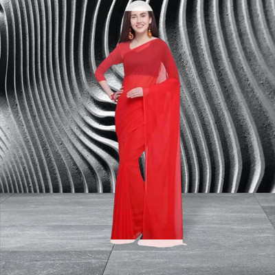 BHUMI ENTERPRISE Dyed Daily Wear Lycra Blend Saree(Multicolor)