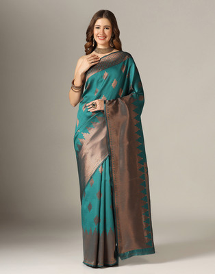 LAZLI FASHION Woven Banarasi Cotton Silk Saree On Flipkart For Rs. 499 @ 81% off