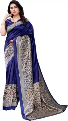 Salya Sila Printed Daily Wear Art Silk Saree(Multicolor)