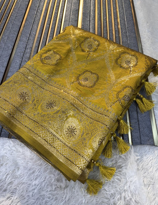 Banaras silk palace Woven Banarasi Pure Silk Saree(Purple)