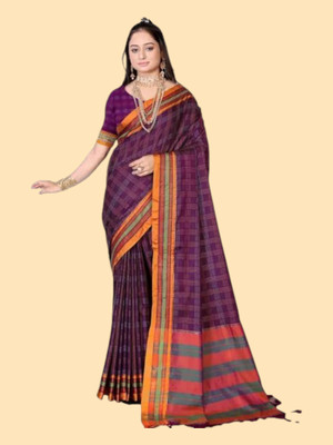 NEEL TEXTILES Self Design Bollywood Chiffon Saree(Maroon)