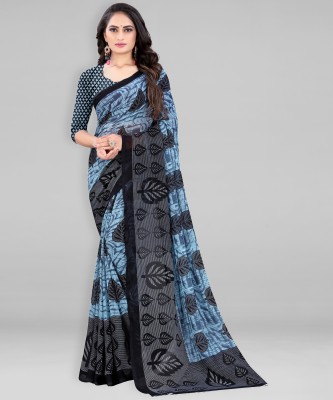 Leelavati Paisley Daily Wear Georgette Saree(Light Blue)