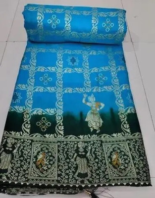Shri Vinayak Printed Bollywood Georgette Saree(Multicolor)